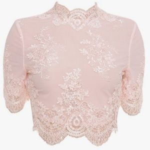 House of CB Saccala Pink Top Retail $157